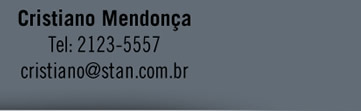 Mais Informações: Cristiano Mendonça
