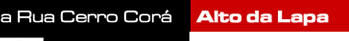 Rua Camburiú, 650 x Esquina com a Rua Cerro Corá - Alto da Lapa