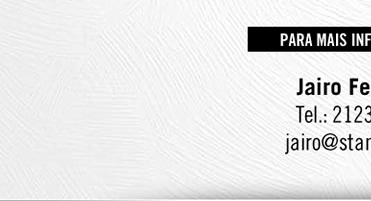 Para mais informações: Jairo Ferreira; (11) 2123 - 5578