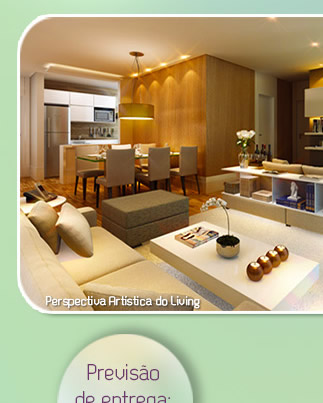 Perspectiva ilustrada do living