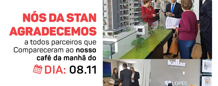 Nós da Stan agradecemos