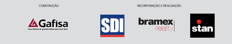 Construção: Gafisa Realização e Incorporação: SDI, Bramex e Stan