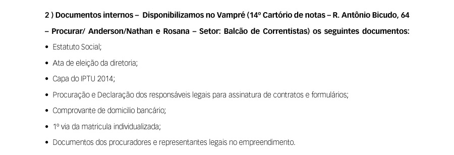 2 - Documentos Internos