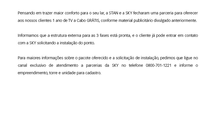 texto stan sky