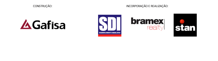 Construção: Gafisa; Inc e Realização: SDI, Bramex e Stan