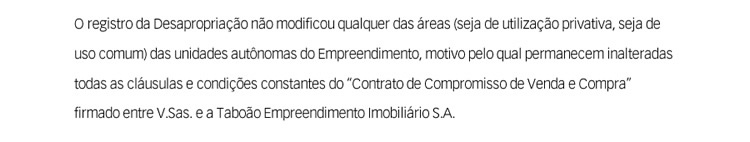 O registro de desapropriação não modificou…