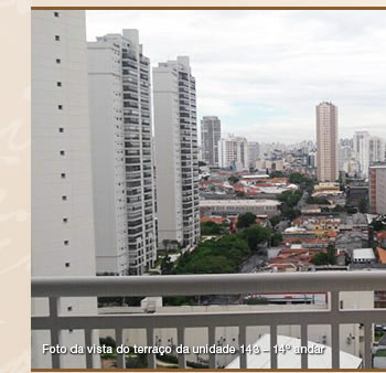 Foto da vista - unidade 143 14º andar