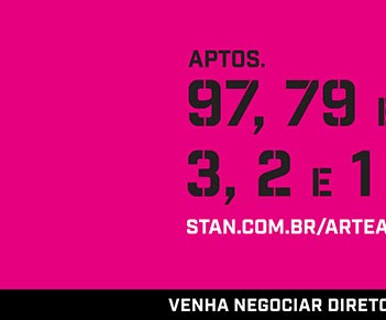 Apartamentos 97, 79 e 47m² 3, 2 e 1 dormitórios