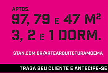 aptos 97, 79 e 47 m²