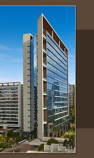 Foto das fachadas das torres