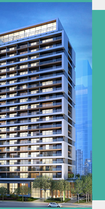 Perspectiva ilustrada da fachada