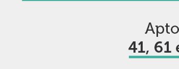 Aptos de 41, 61 e 81 m2