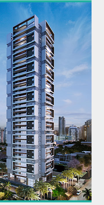 Perspectiva ilustrada da fachada