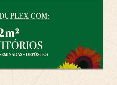 Cobertura duplex com 122m2