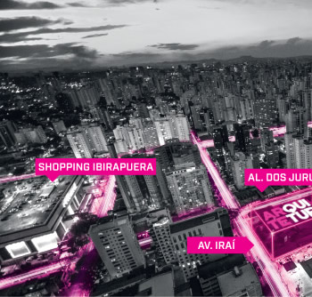 Imagem aerea da regiao