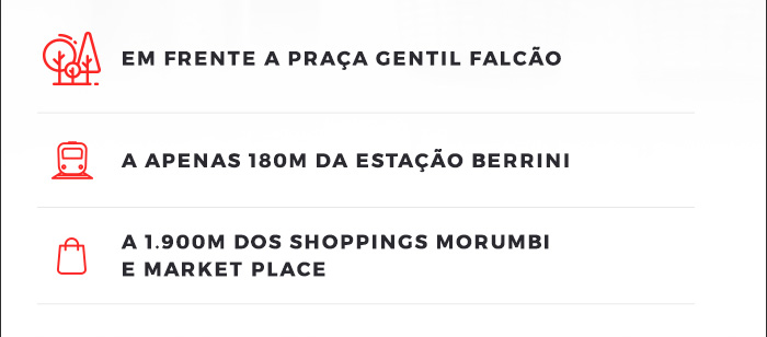 Em frente a praça gentil falcão