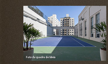 Foto da quadra de tênis