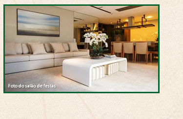 Foto do salão de festas