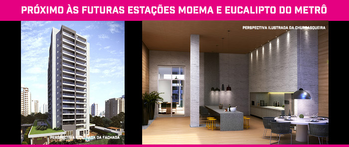 Próximo às futuras estações moema e eucalipto do Metro