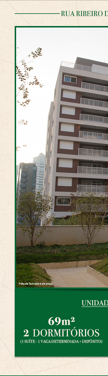 Rua ribeiro de barros, 385 | Foto da fachada | plantas de 69m2