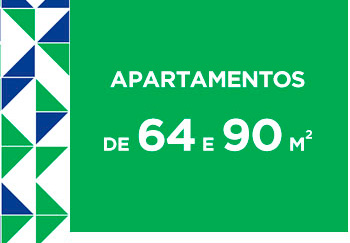 Apartamentos de 64 e 90m2