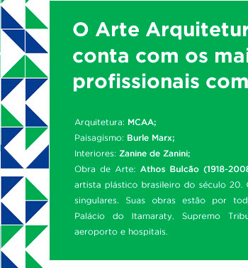 Arte Arquitetura inheiros 2 conta com os mais renomados profissionaiscomo:
