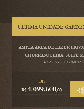 Última unidade garden