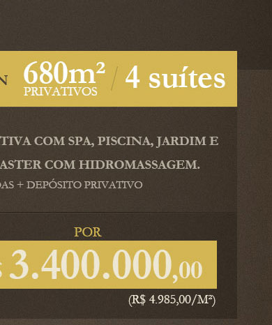 Última unidade garden