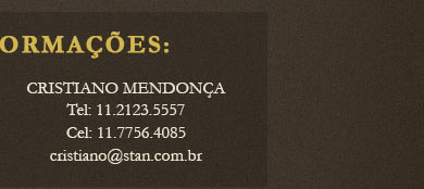 Mais informações Cristiano Mendonça