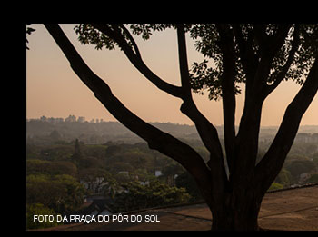 Foto da pôr do sol