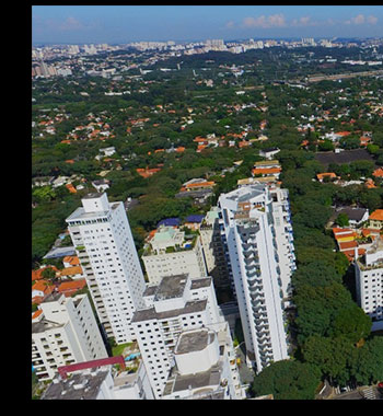 Foto da vista aéea da Região