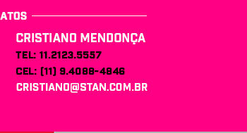 Mais infos: cristiano mendonça