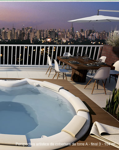 P artística da cobertura da torre A - final 3 - 154m2