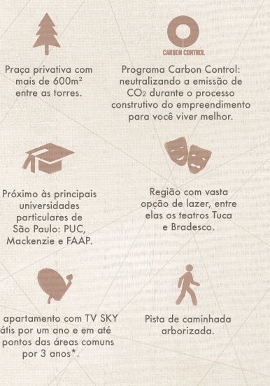 Diferenciais Praça Pompéia