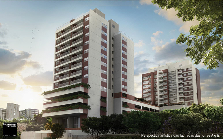 P Artística das fachadas das torres A e B