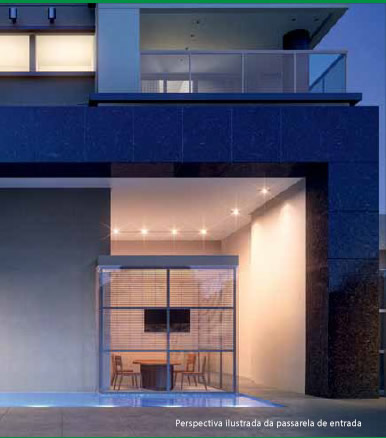 Perspectiva ilustrada da fachada